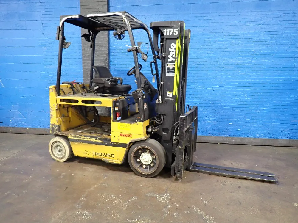 Yale 7150 Lbs Electric Forklift - Erc080hhn48te088