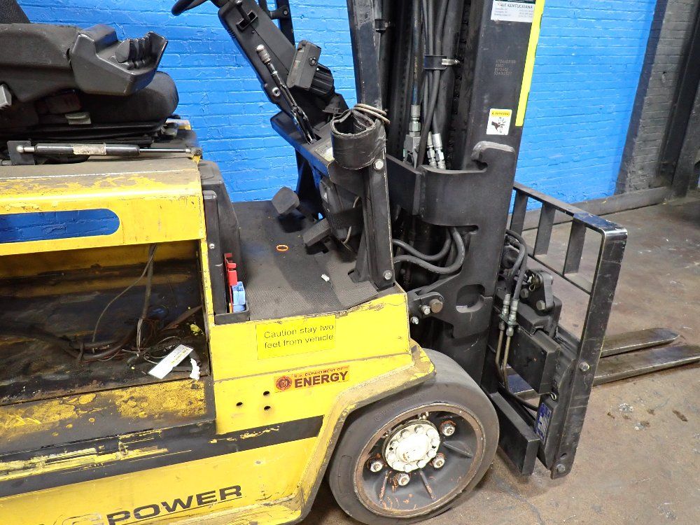 Yale 7150 Lbs Electric Forklift - Erc080hhn48te088