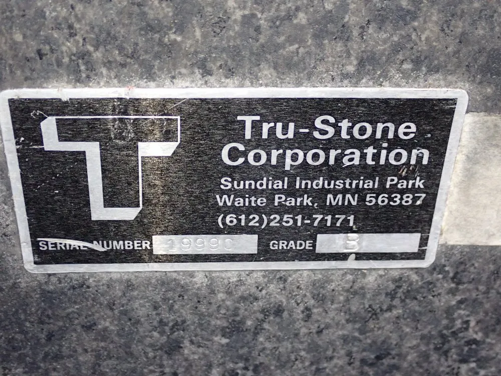 Tru-stone 104" X 80" X 16 1/4" Granite Surface Plate