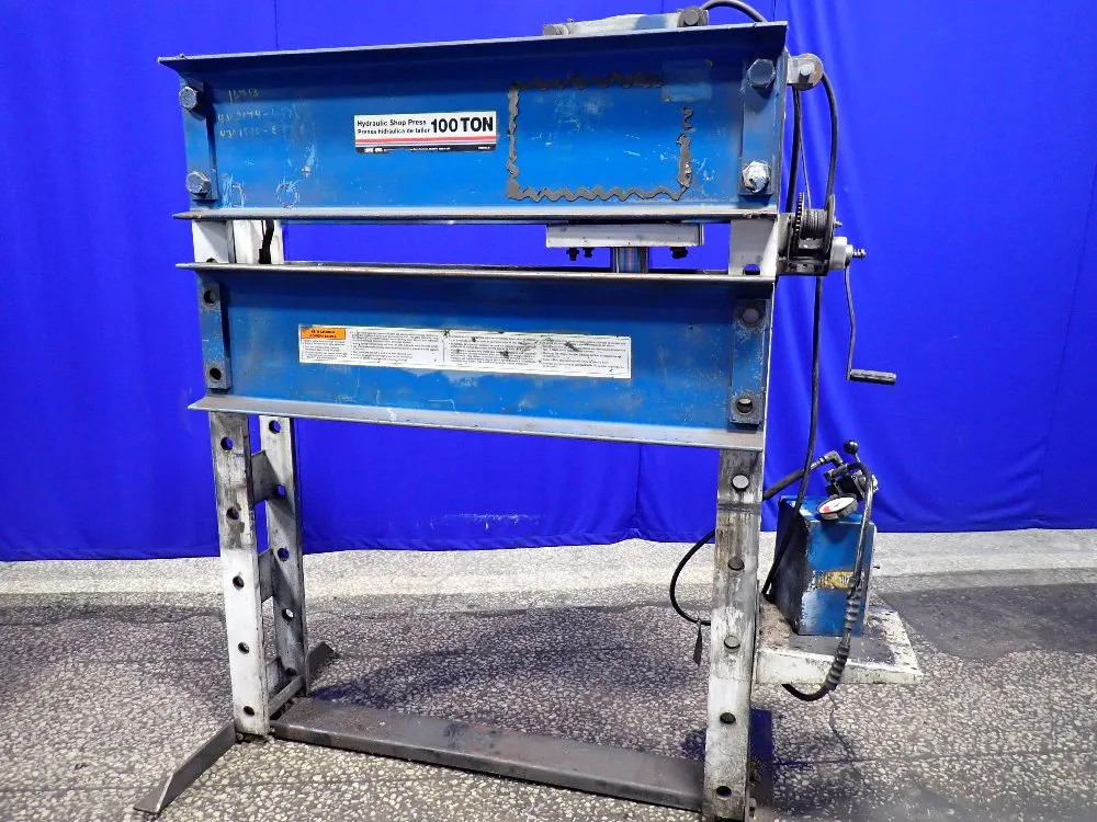 Otc 100 Ton H-frame Press - Model B