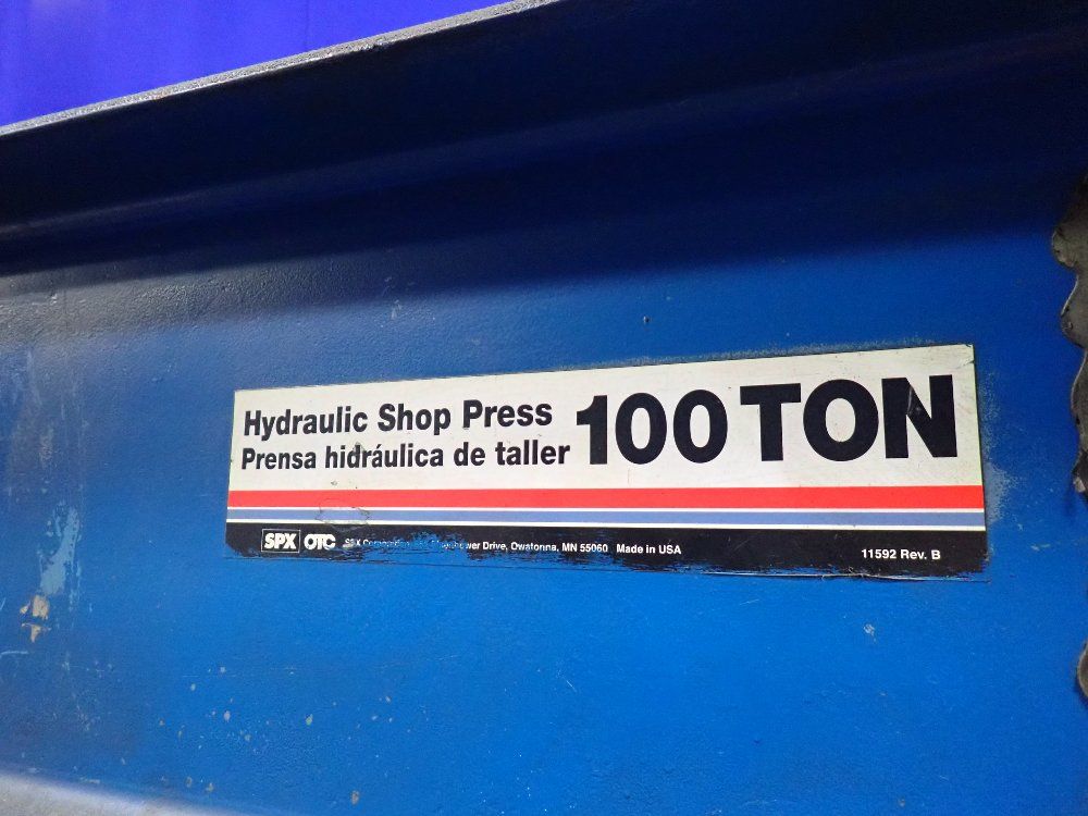 Otc 100 Ton H-frame Press - Model B