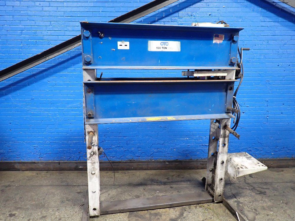Otc 100 Ton H-frame Press