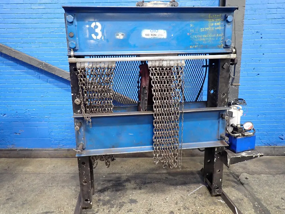 Otc 100 Ton H-frame Press - Model B