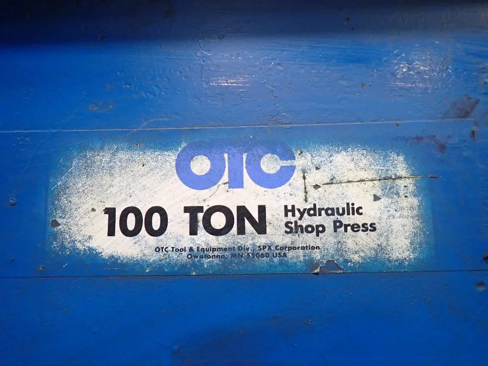 Otc 100 Ton H-frame Press - Model B
