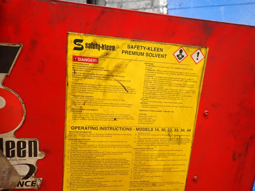 Safety Kleen Parts Washer - 30