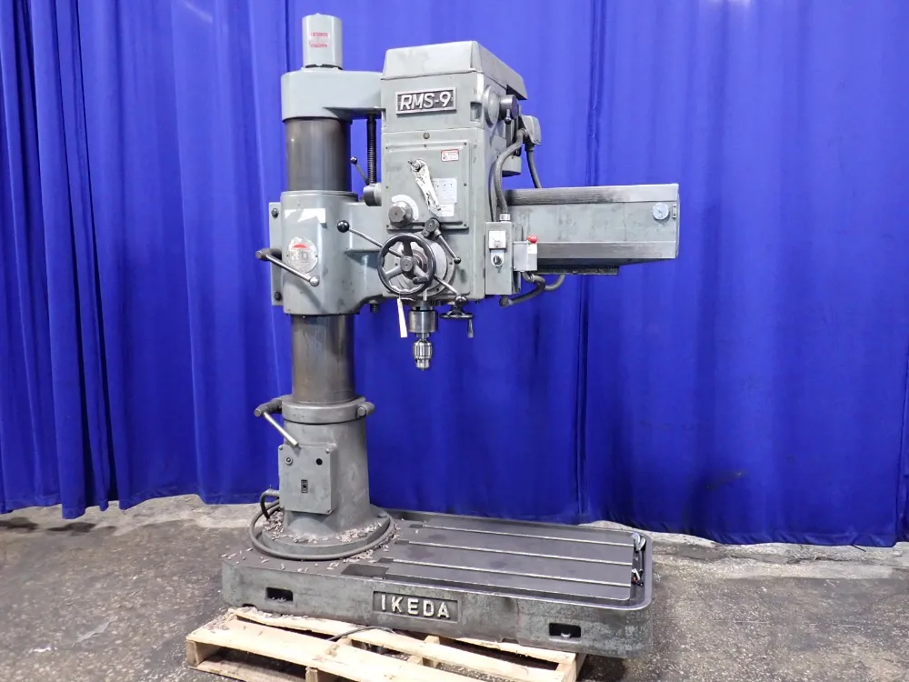 Ikeda Ironworks 9" Column X 36" Arm Radial Drill - Rms-9