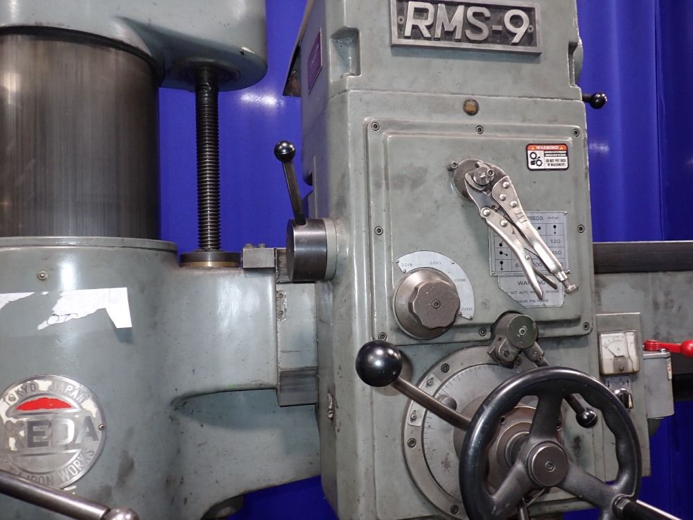 Ikeda Ironworks 9" Column X 36" Arm Radial Drill - Rms-9