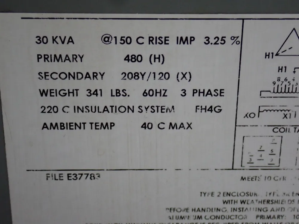 30 Kva Transformer - 3613