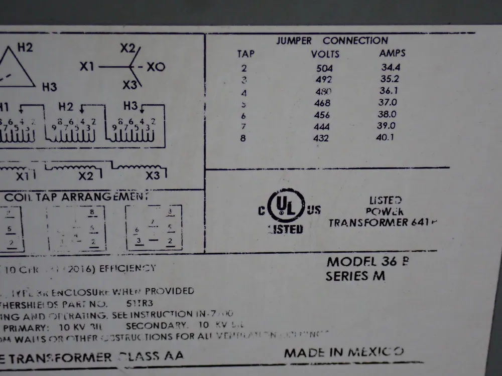 30 Kva Transformer - 3613