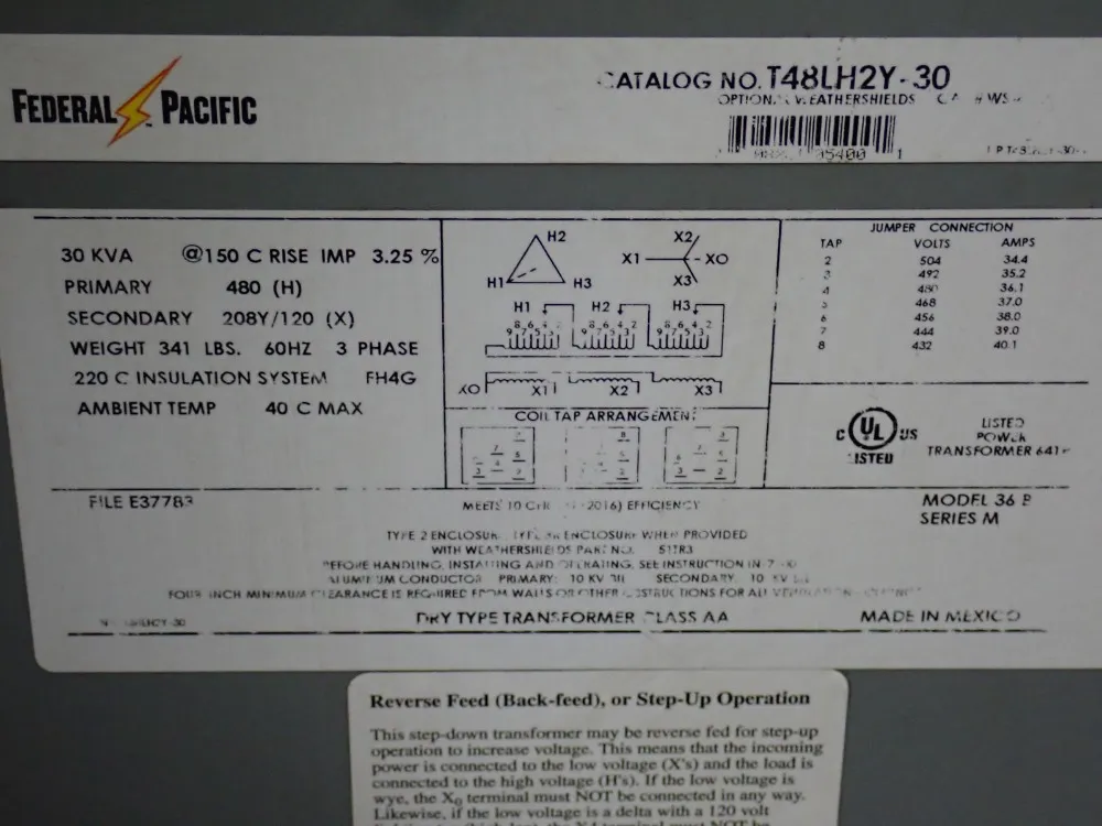 30 Kva Transformer - 3613