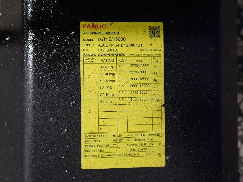 Fanuc Spindle Motor - Ailt 2/5000