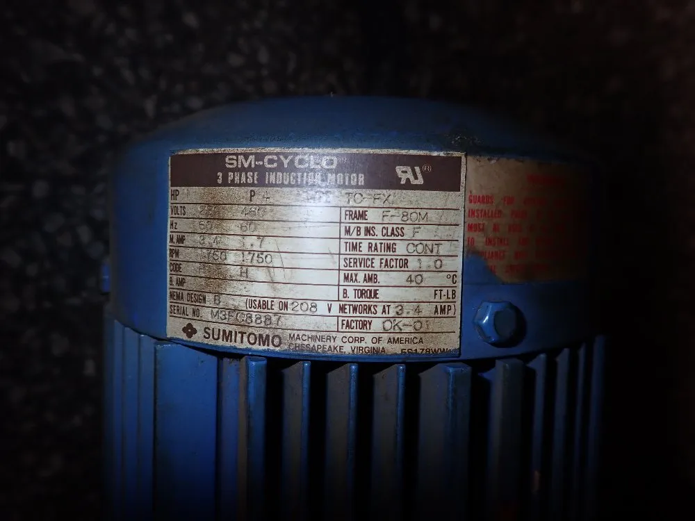 Sumitomo 1 Hp Gear Drive