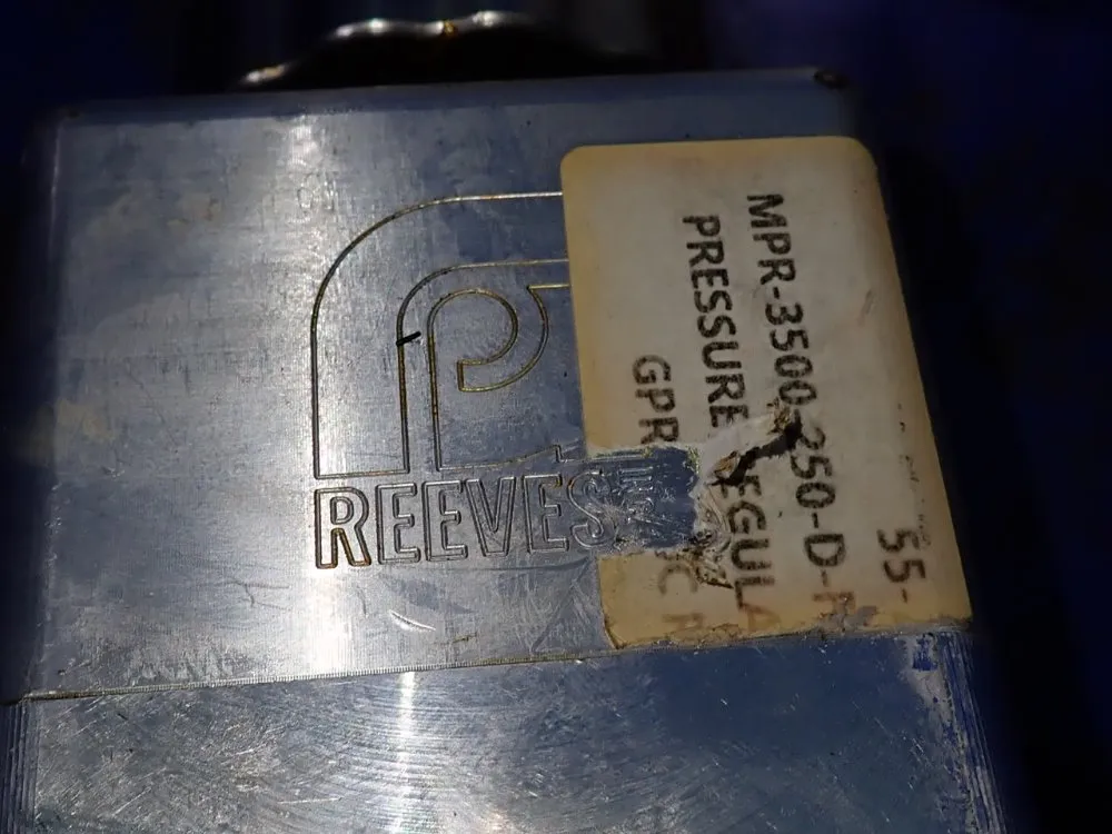 Reeves Inc Pressure Regulators - 55-2026r