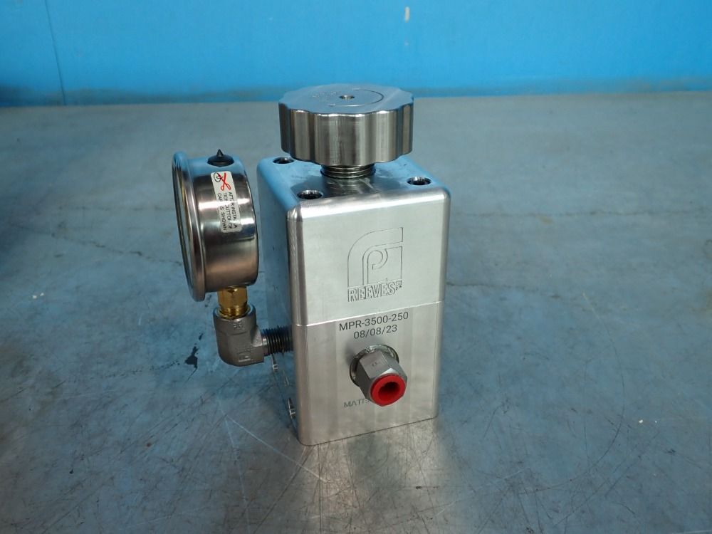 Reeves Grease Pressure Regulators - Mpr-3500-250-d-f-h
