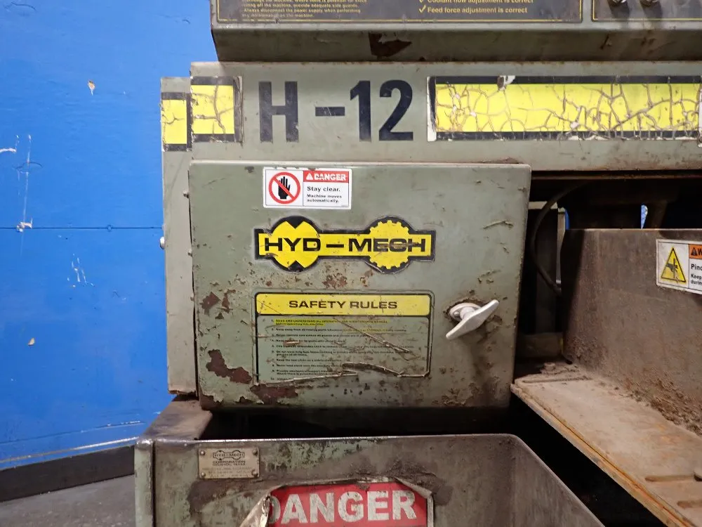 Hyd-mech 12" X 31 1/2" Horizontal Band Saw - H-12