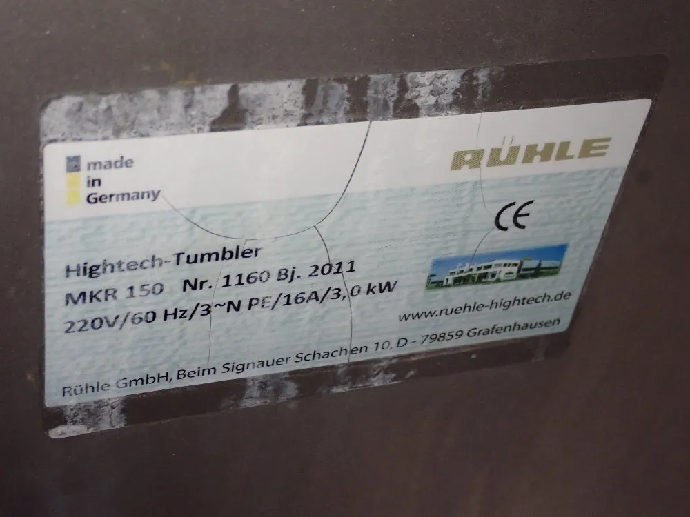 Ruhle Vacuum Cooling Tumbler - Mkr 150