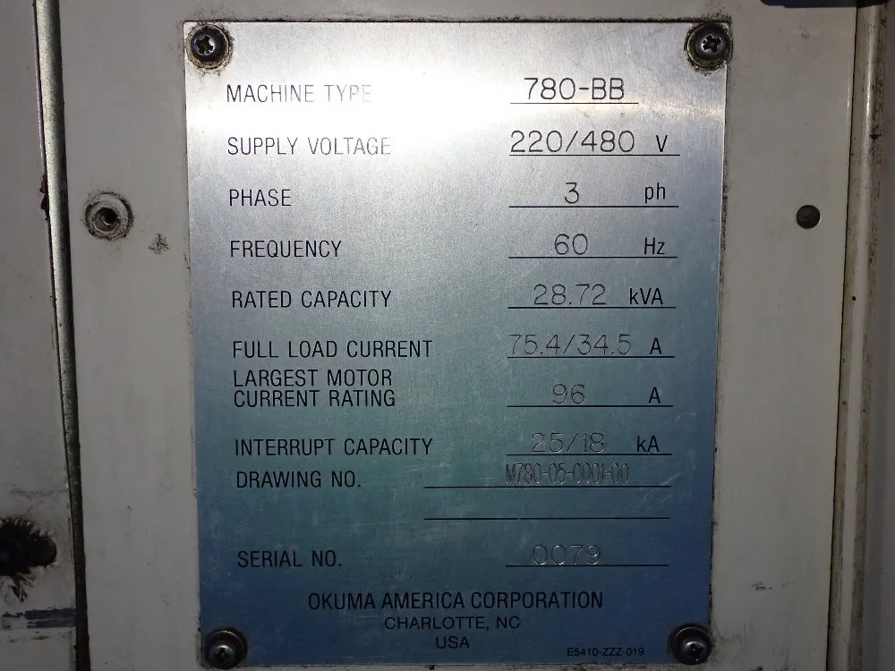 Okuma Cnc Lathe - Captain L370