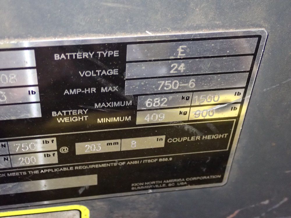Linde 750 Lbs Tugger - Etr45