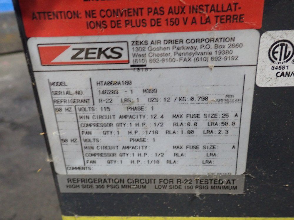 Zeks Dryer - Hta060a100