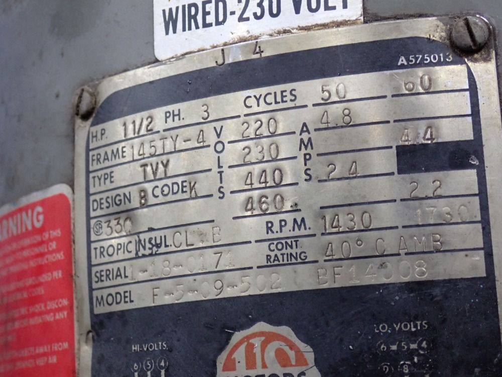 Bridgeport 9" X 42" Vertical Mill