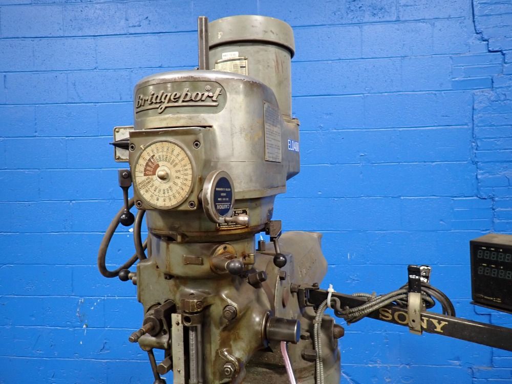 Bridgeport 9" X 42" Vertical Mill