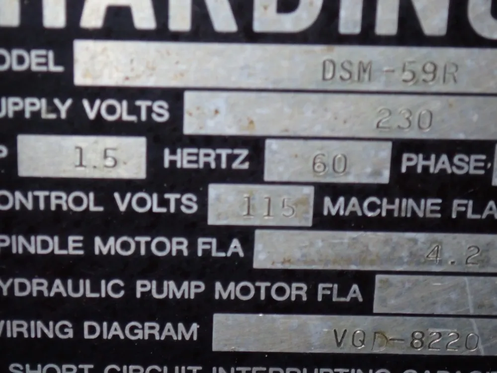 Hardinge 10" X 28" Lathe - Dsm-59r