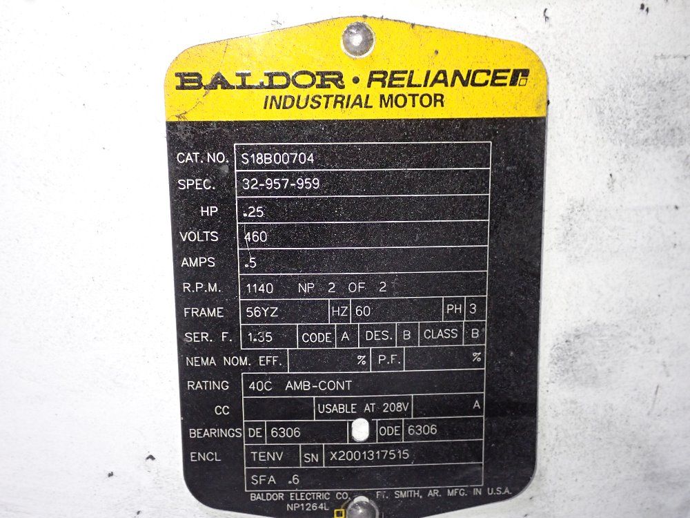 Sweco 16" Vibratory Shaker - Ls18s33p3