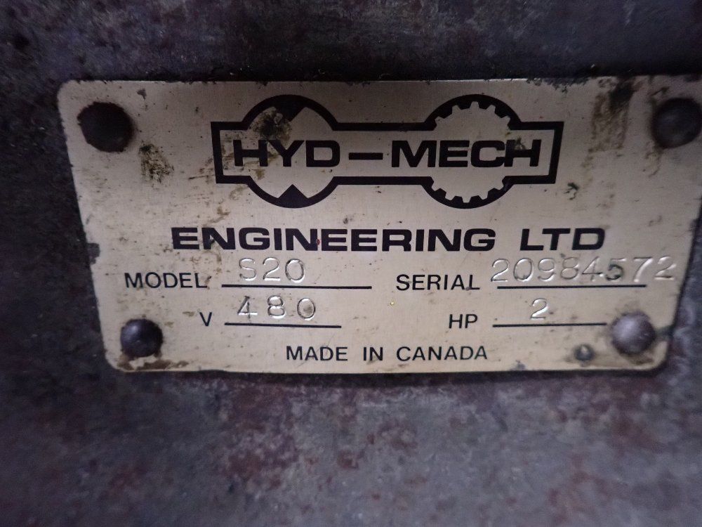 Hyd-mech Horizontal Band Saw - Model S-20