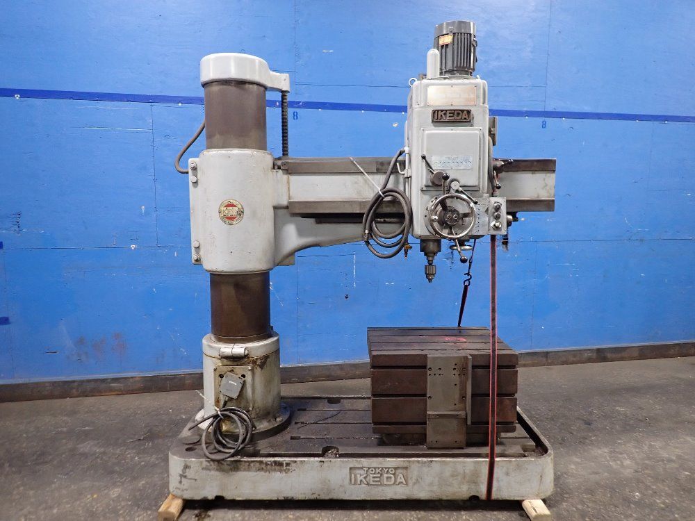 Ikeda 13" X 5' Radial Arm Drill - Rm-1875