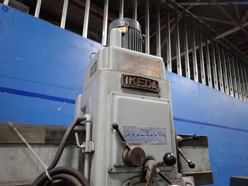 Ikeda 13" X 5' Radial Arm Drill - Rm-1875