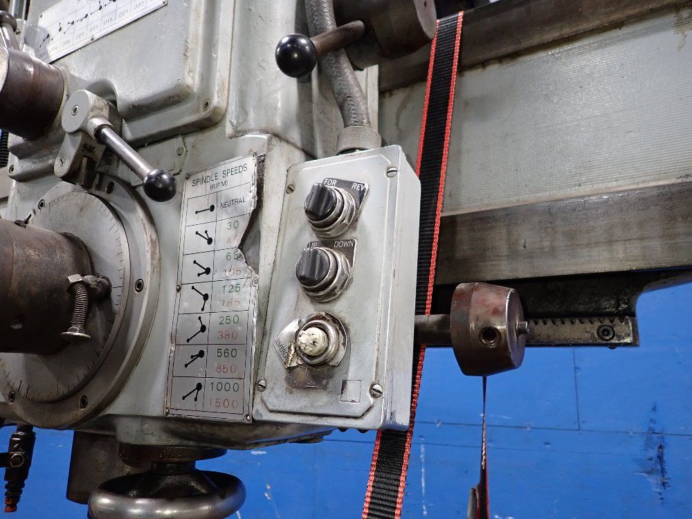 Ikeda 13" X 5' Radial Arm Drill - Rm-1875