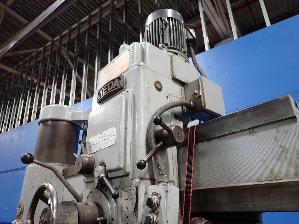 Ikeda 13" X 5' Radial Arm Drill - Rm-1875