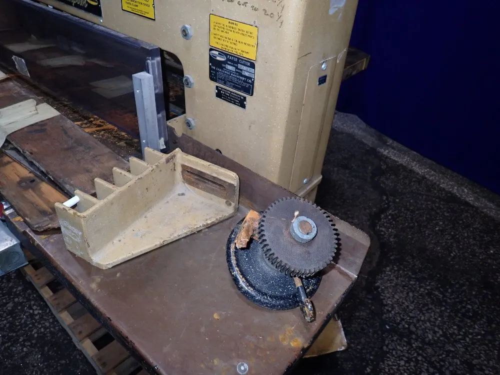 The Challenge Machinery Paper Cutter - Mc