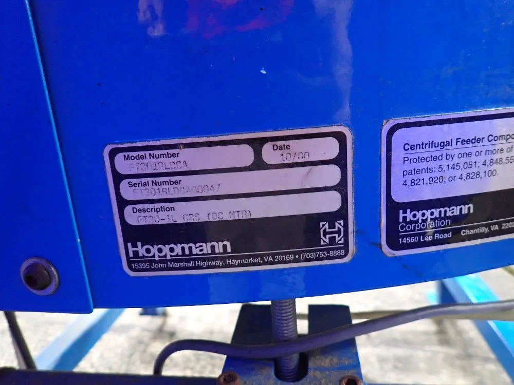 Hoppmann Centrifugal Feeder - Ft3c1bldca