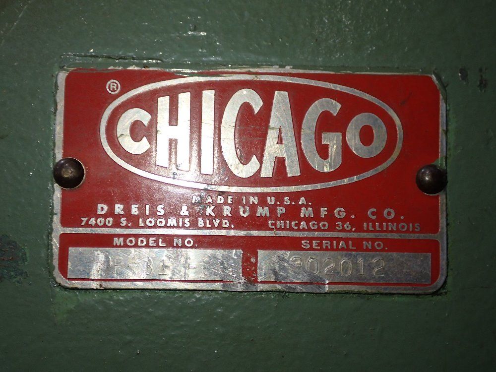 Chicago 36" Finger Brake - Np-31-6