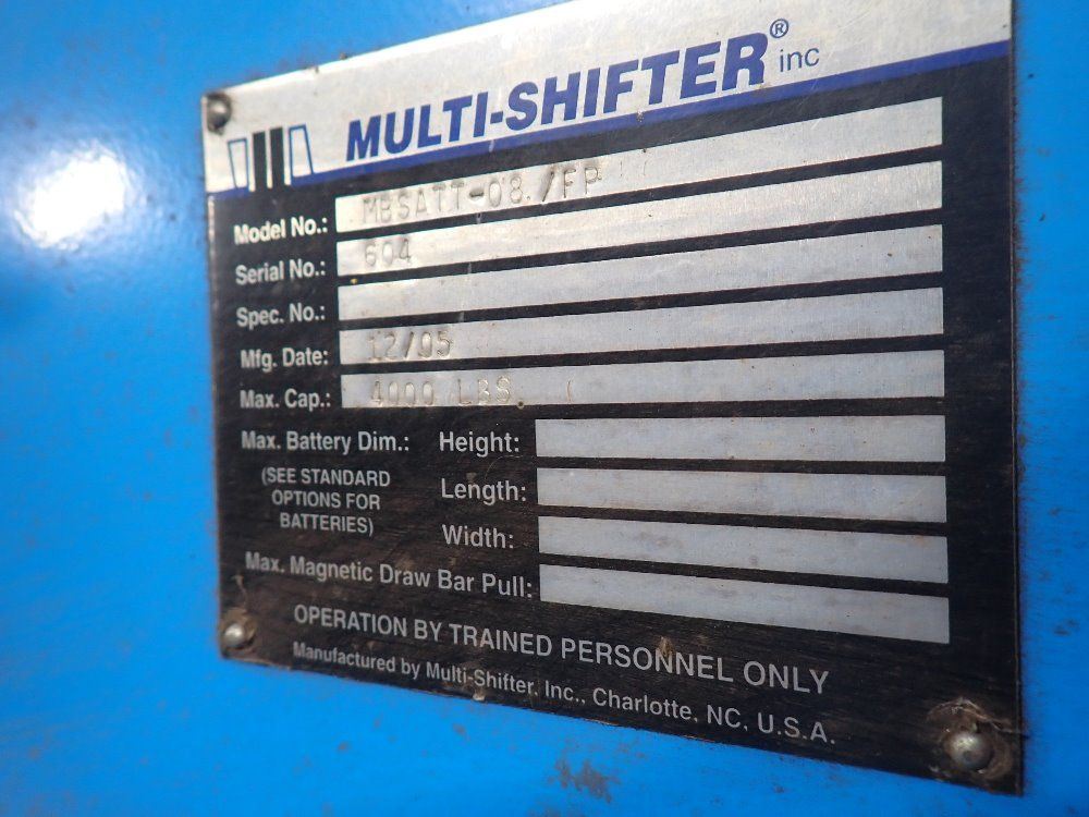 Multi-shifter 4000 Lbs Battery Handler - Mbsatt-08/fp