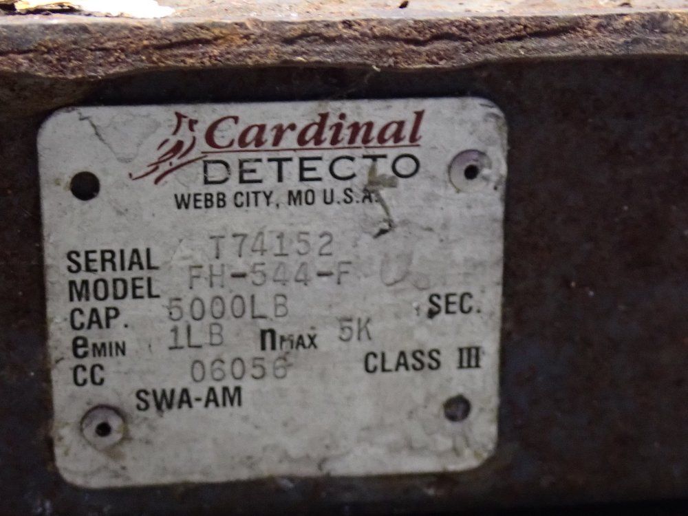 Cardinal Scale 5000 Lbs Scale - T74152