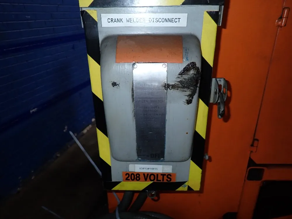 Gleason Crankshaft Welder