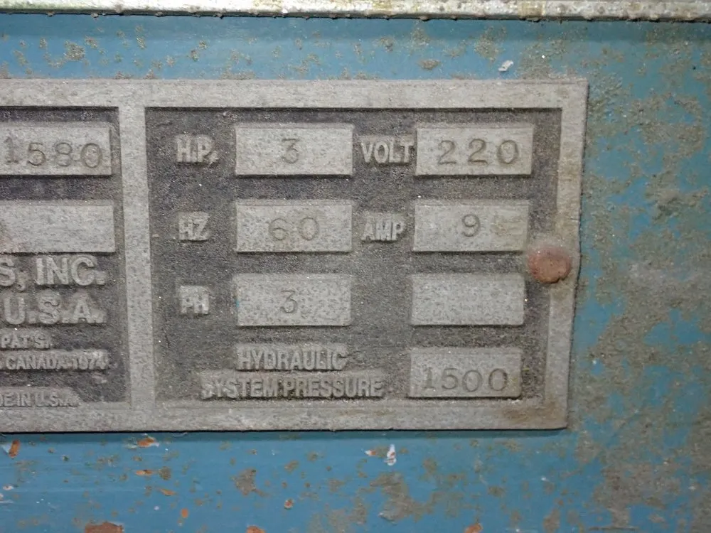 Scotchman Ironworker - 207 J12 1580