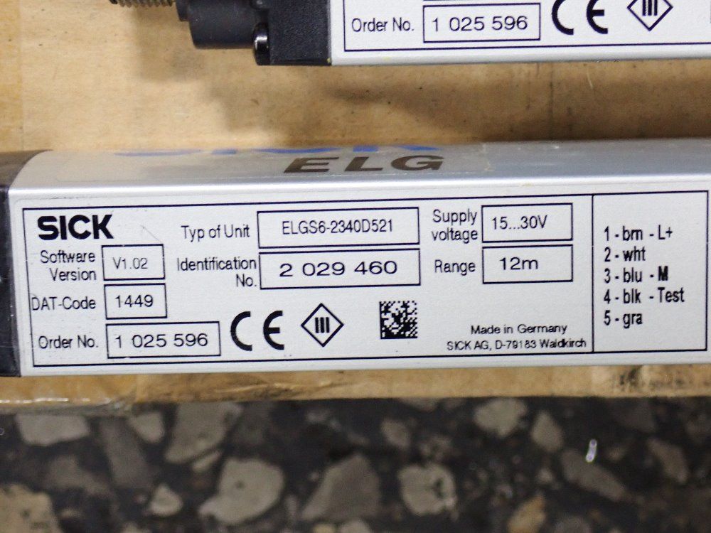 Sick 92" Light Curtains - Elge6-2340p521