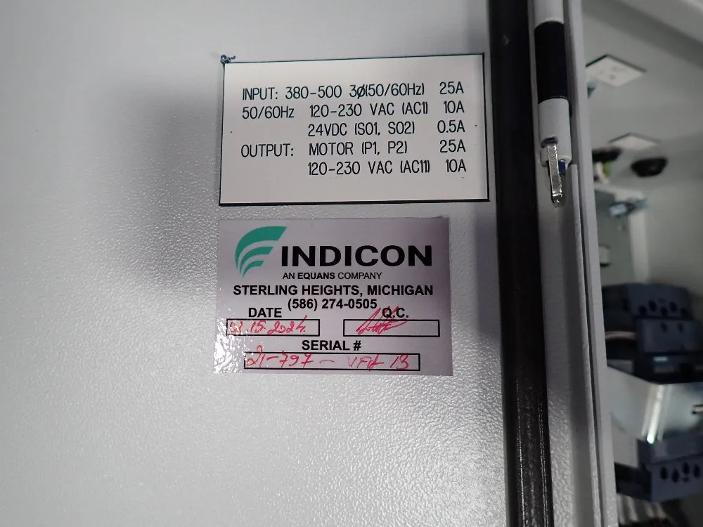 Indicon Contactor Panel - Ecs-s186