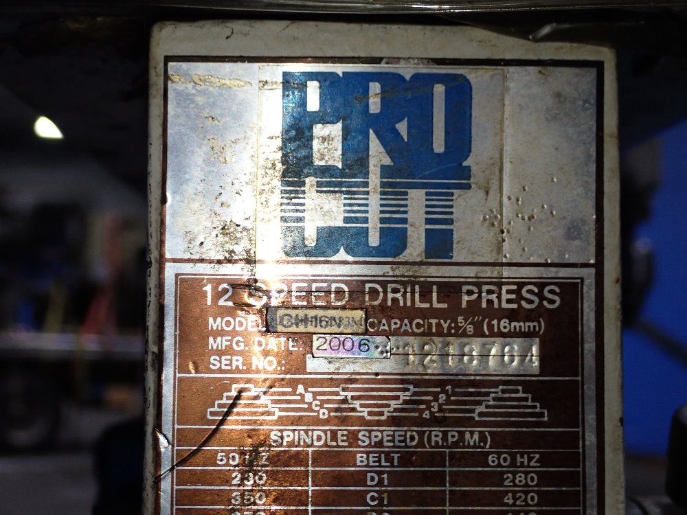 Procut 13" Dual Head Drill Press - Ch16n