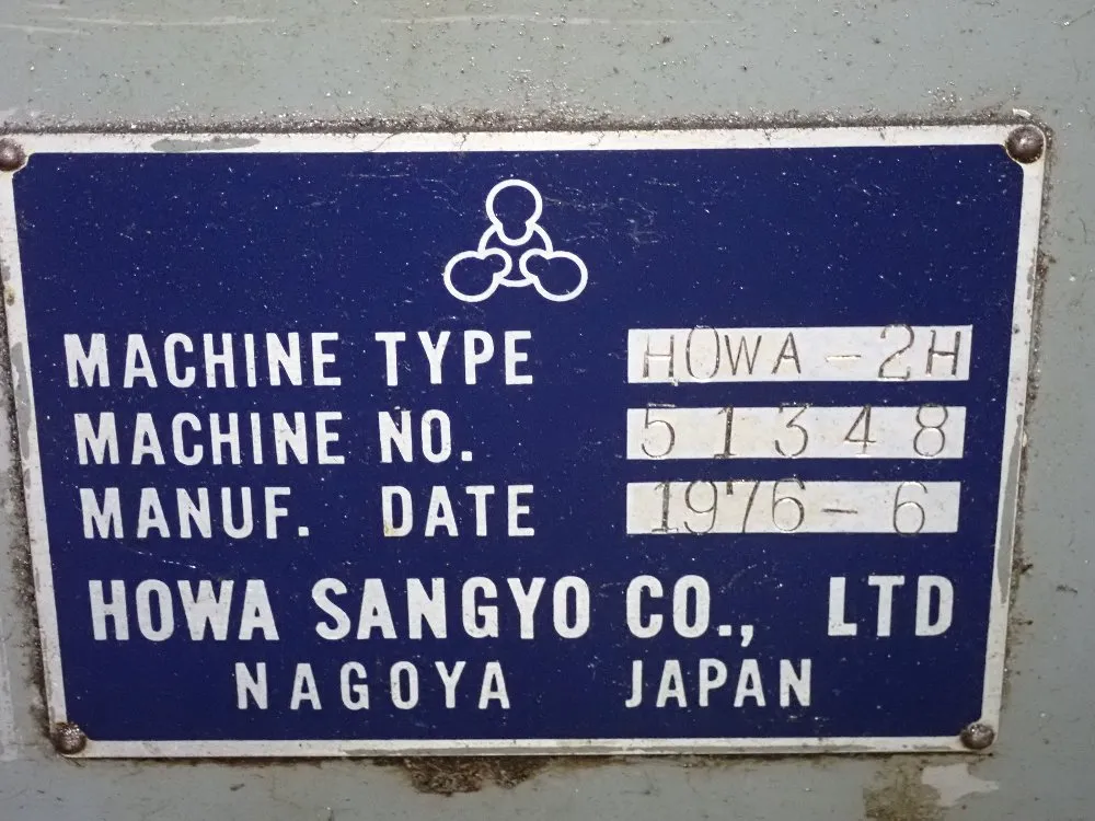 Howa Sangyo 12" X 53" Horizontal Mill - Howa-2h