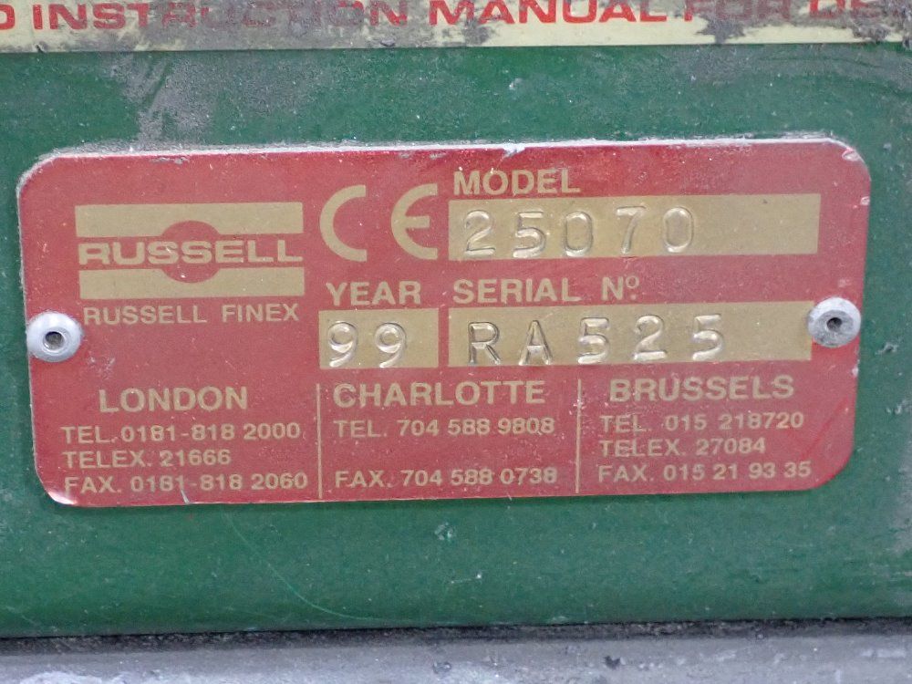 Russell 34" Vibratory Sifter - 25070