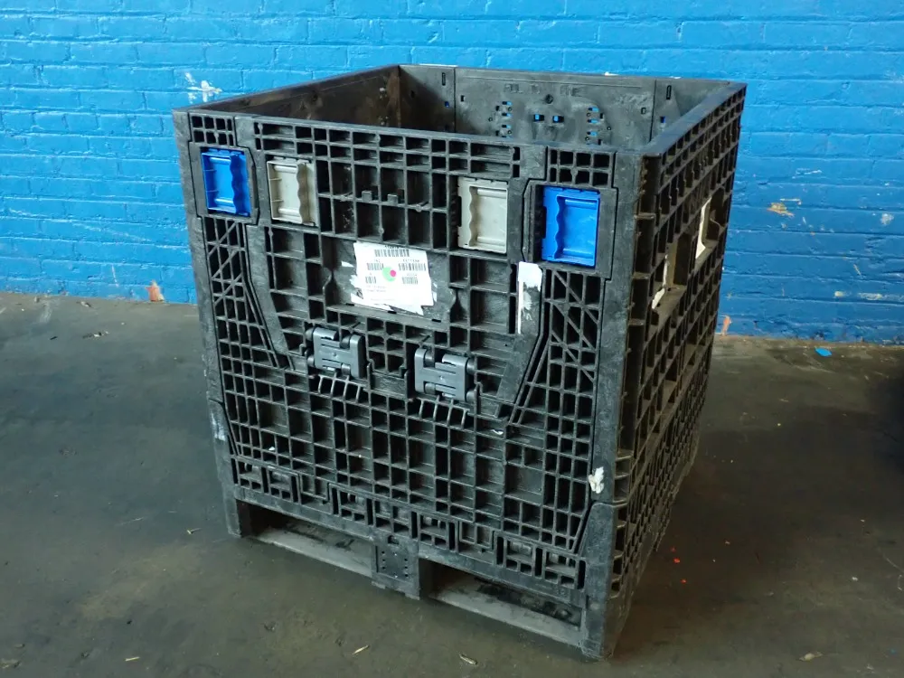 Orbis 27" X 29" X 27" Id Collapsible Plastic Crate