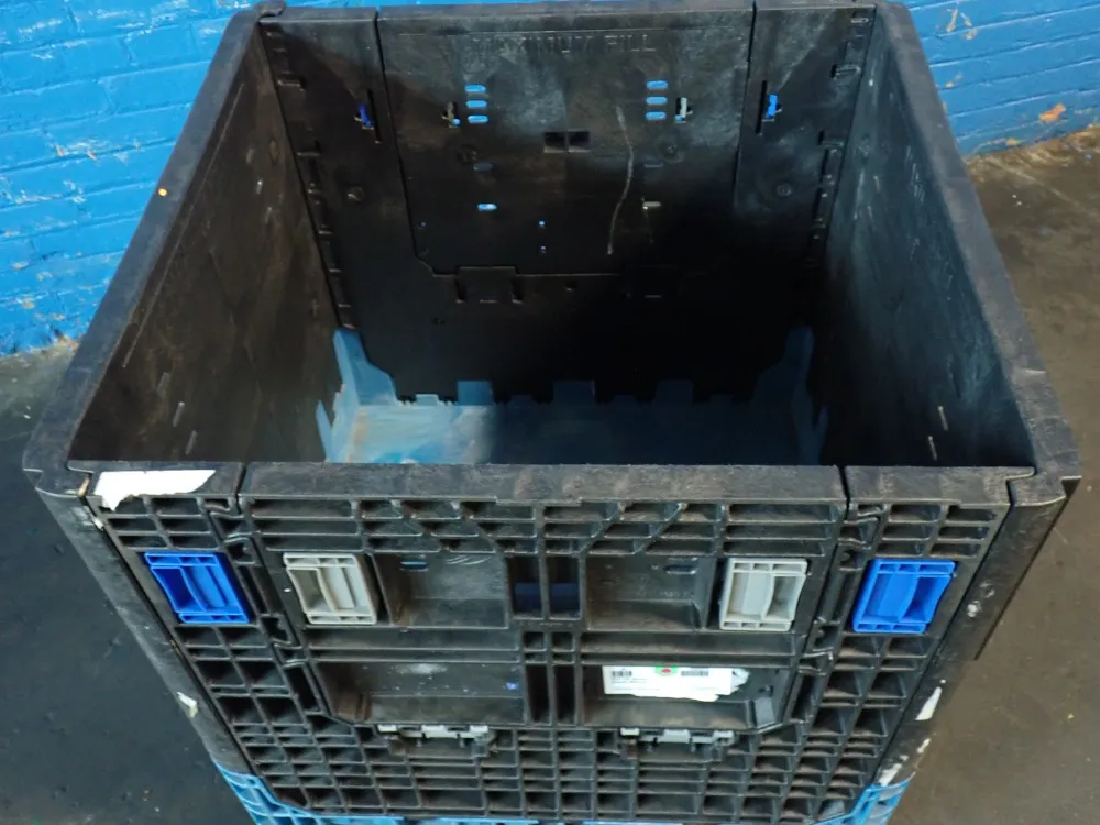 Orbis 27" X 29" X 27" Id Collapsible Plastic Crate