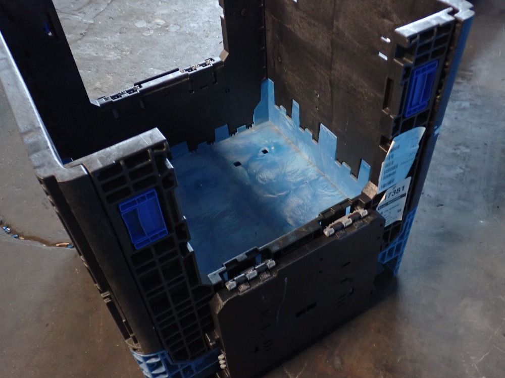 Orbis 27" X 29" X 27" Id Collapsible Plastic Crate