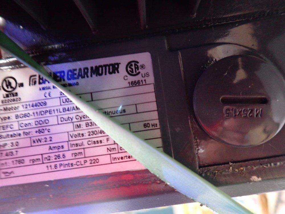 Bauer 3 Hp Gear Drive