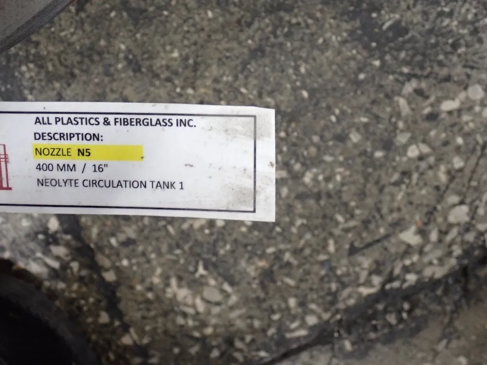 All Plastic & Fiberglass Inc 16"/20" Circulation Tank