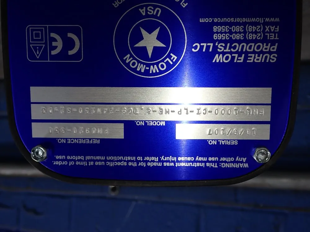 Sure Flow Fml-1000-ci-lp-me-8.7cs-24w150-s1-d3 Valve - 10/9/10t